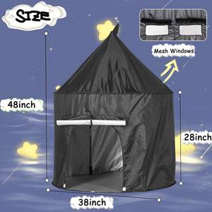 Tente de jeu pliable pour enfants, tente de jeu sensorielle intérieure, tente de jeu pour enfants, château de jeu, fenêtres en maille respirante, tente de jeu apaisante - Product Image 3