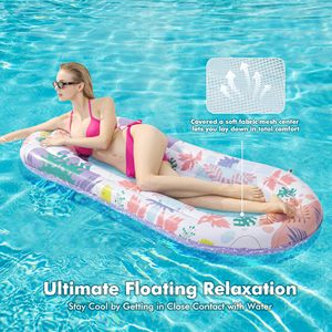 Flotador Inflable para Piscina, Hamaca Acuática, Multicolor, para Tomar el Sol en la Piscina, Playa, Fiestas al Aire Libre - Product Image 2