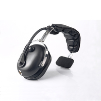 Casque spécialisé avec microphone à une seule oreille, connecteur XLR5 à déconnexion rapide réglable et suppression du bruit pour talkie-walkie