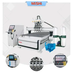 Pneumatic CNC Router 2000X3000 Mesin Ukiran Kayu Meja Vakum 1530 CNC Router Cutter untuk Kayu