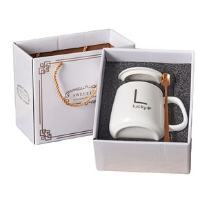Cadeaux IStapromo, tasse à café en céramique portable de haute qualité, style dessin animé, ensemble de 400 ml, gobelet imprimé à l'écran, cadeau promotionnel - Product Image 1