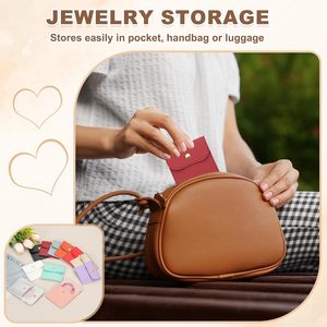 Nuevas Bolsas de Piel Sintética para Guardar Joyas, Bolsos de Mano para Hombre con Grabado - Promoción - Product Image 4
