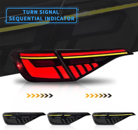 Feux arrière à LED pour Honda Civic 11e génération, feux arrière dynamiques DRL, feux de freinage, feux de recul, clignotants, ensemble de feux arrière à LED