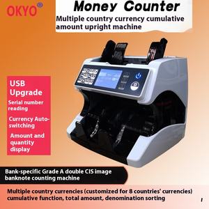 Compteur de billets multidevises USD <span class=keywords><strong>EUR</strong></span> CNY HKD KZT <span class=keywords><strong>RUB</strong></span> AUD CAD pour plusieurs devises - Product Image 2