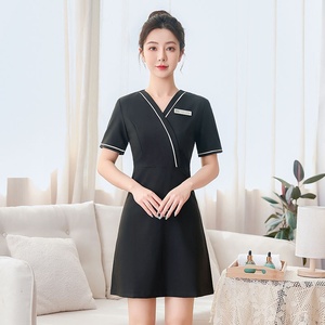 Uniformes de beauté de salon avec logo personnalisé nouveau style de <span class=keywords><strong>tunique</strong></span> pour la coiffure et les ongles pour femmes SAP Diverses industries-Fabricant - Product Image 4