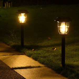 Edison Warm White Solar Garden Lights Outdoor Hanging Light <strong>PIR</strong> 3 Work Modes LED Landscape Pathway <strong>Lighting</strong> - Product Image 3
