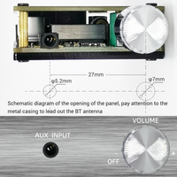 Module amplificateur de son numérique stéréo HIFI niveau 2.0 WUZHI AUDIO ZK-502C, carte amplificateur de haut-parleur numérique TPA3116D2 50Wx2