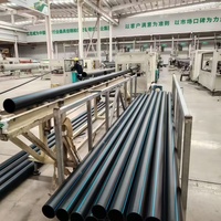 Tuyau d'irrigation haute pression HDPE PE100 DN75-DN150 anti-corrosion et écologique