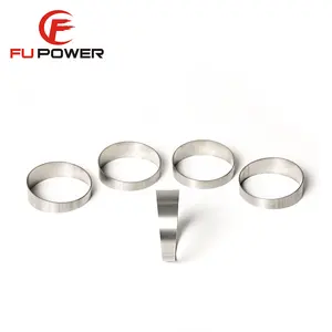 Titanium Pie Cut - Tight Radius - 1mm/.039" - 5 Pack (45degree Total) Pie Cut 1.5" (38mm) / 1.7D CLR