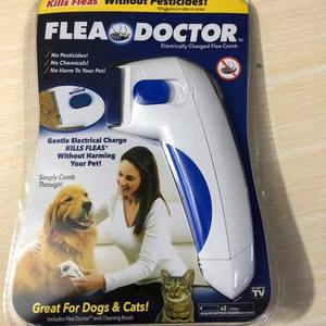 पिस्सू और कृमि हटाने के लिए पर्यावरण के अनुकूल प्लास्टिक का रस हटाने वाले कुत्ते और बिल्ली कंघी ब्रश - Product Image 3