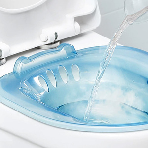 Bañera de asiento Degao para uso hospitalario, reutilizable, sin necesidad de ponerse en cuclillas, transparente, de plástico PP de grado alimenticio, para inmersión perineal - Product Image 3