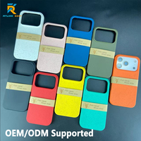 Coques de téléphone écologiques en matériaux 100 % biodégradables à base de plantes naturelles pour iPhone 17 18 Pro Max Samsung