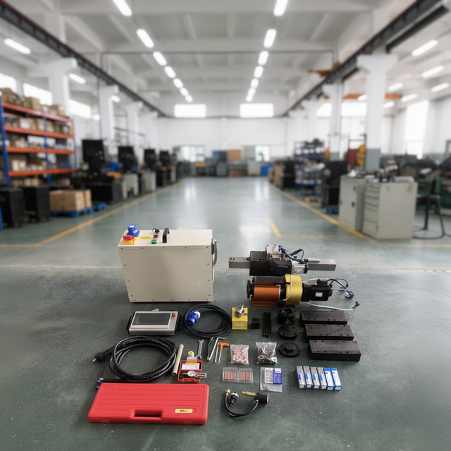 QK JS-T80 External Shaft Turning Outer Circle Welding Machine for Bearing Housing Repair High Efficiency 80-230mm Machining