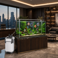 Filtre à eau pour aquarium, filtre à eau pour aquarium de koïs, filtre à eau en coupelle, filtre à eau en boîtier pour installations pratiques