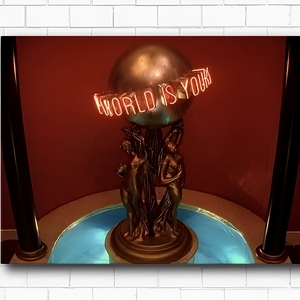 Souvenir Personalizzati Statua in Bronzo a Grandezza Naturale di Scarface 'Il Mondo È Tuo' - Product Image 4