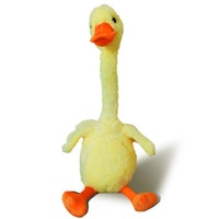 Vente en gros de jouets en peluche de canard parlant et dansant OEM avec rembourrage en coton PP, 32 cm, unisexe, certifié CE