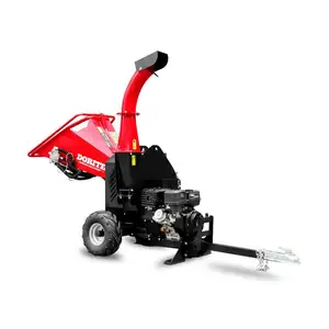 K-MAXPOWER 15HP gas Powered DR-GS-15SF thủy lực tự động cho ăn lá cỏ Gỗ chipper vườn gỗ chipper