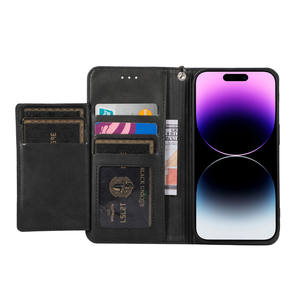Funda de teléfono de cuero para <span class=keywords><strong>Nokia</strong></span> G42 G22 G60 G400 C300 C110 XR21 C22 C32 X30 5G, funda con tapa tipo billetera con tarjetero - Product Image 3