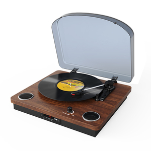AUDMIC TB-008 <span class=keywords><strong>platine</strong></span> <span class=keywords><strong>vinyle</strong></span> <span class=keywords><strong>Vintage</strong></span> disques <span class=keywords><strong>vinyle</strong></span> nouveau Design bois Bluetooth dessus de table haut-parleurs mobiles intégrés aimant de haute qualité - Product Image 5