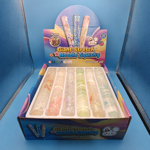 Giant Stretch Noodle Squishy <b>Fidget</b> <b>Toy</b> <b>Set</b> Coconut Oil Glitter Sensory Stress Relief Party Favor - Product Image 6