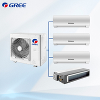 Système de climatisation central VRF pour plafond commercial, pompe à moteur DC à conduits, R410A, respectueux de l'environnement