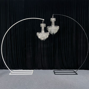 High Quality Easy to Install Adjustable Overhead Decoration Curtain Pipe and Drape <b>Backdrop</b> <b>Stand</b> for Event Decor - Product Image 2