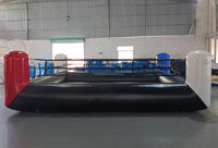 Terrain de combat gonflable portable personnalisé pour jeu de lutte arène sportive pour enfants et adultes ring de boxe gonflable et étanche à l'air