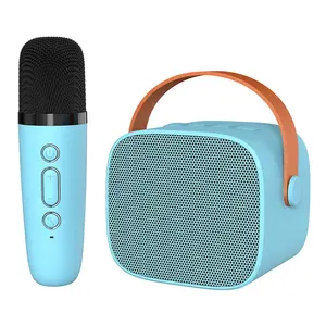 2023 New Product Rechargeable Outdoor Mini Karaoke Speaker With Wireless Microphones for Wedding Party Events