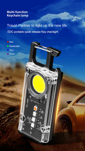 RTS <strong>Mini</strong> Portable Bright USB Rechargeable <strong>Torch</strong> Work Light Small Pocket Flashlights LED Camping Keychain Light - Product Image 2