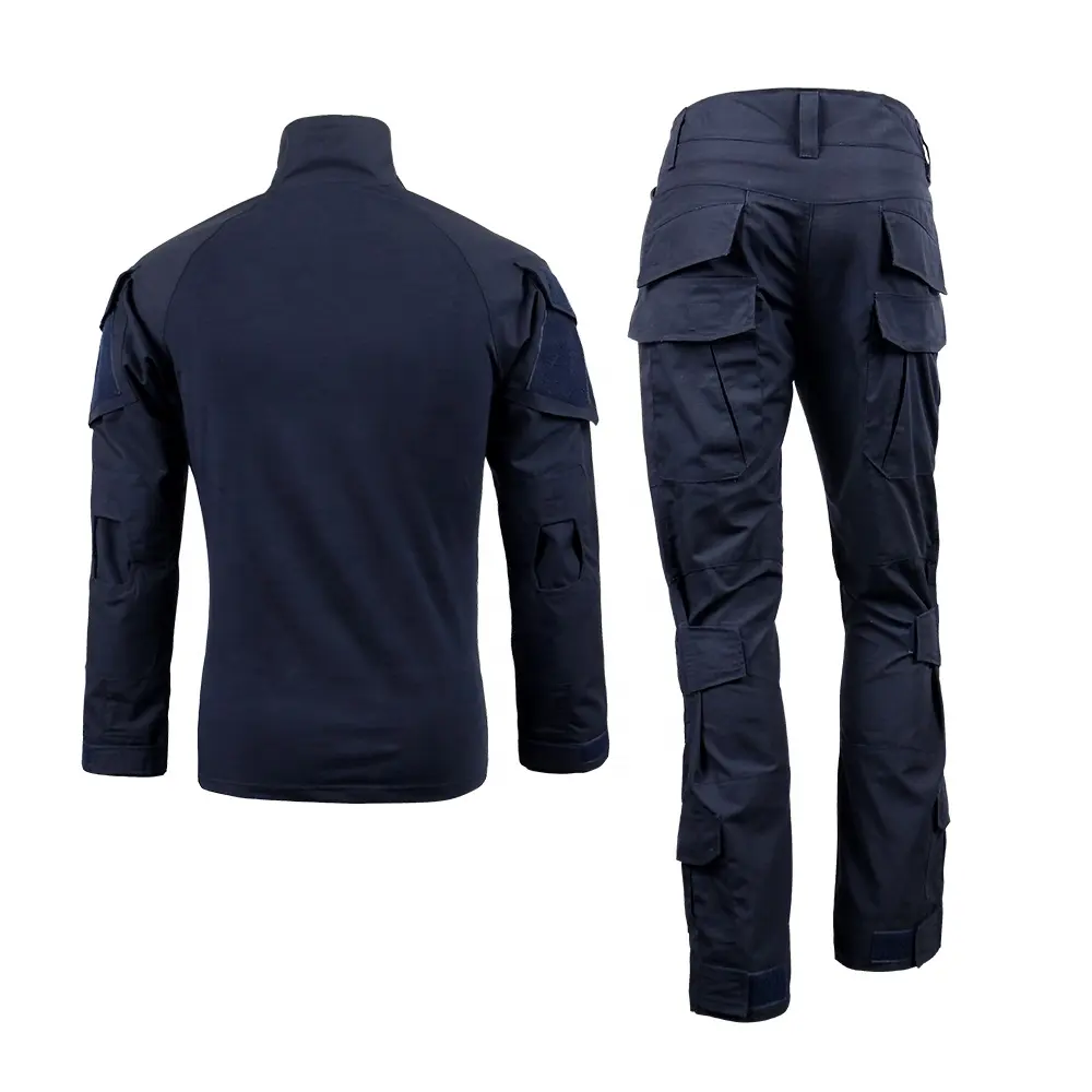 Tactisch Uniform Jack En Broek G2 Outdoor Zwart Marineblauw Kledinguniform