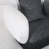 Fauteuil d'appoint italien moderne pour la maison Fauteuil d'appoint de luxe au design contemporain pour le salon
