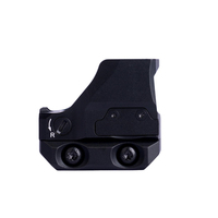 Optique Robuste et Compacte 1X à Point Rouge 28x19mm 9x Vision Diurne 2x Vision Nocturne Luminosité IP67 Étanche Légère Durable Tactique