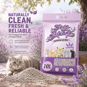 Litière pour chat à faible résidu de suivi, Bentonite, Qualité Premium, Fournisseur - Product Image 1