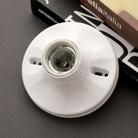 Support de lampe E27 bouchon à vis douille blanc plafonnier multifonctionnel lampe ampoule fixation Base support ampoule support