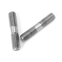 OEM 316 Stainless Steel Double End Threaded Studs Bolts Screws Rod with Surface Finish Options