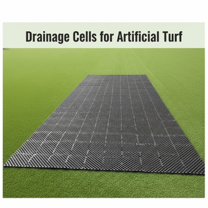 Cellules de drainage en nid d'abeille en plastique de 30 mm <span class=keywords><strong>pour</strong></span> jardinières extérieures, toitures et murs de soutènement avec certificat ISO - Product Image 4