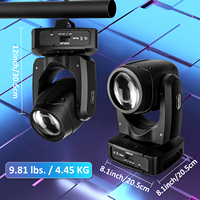 Bestseller 150W Professionelles RGBW DMX512 Bühnenlicht Beam Moving Head Beleuchtung für DJ Disco KTV Bar Hochzeit Beam-Lichter
