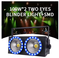 Bothlighting 2*100w COB LED Audience Blinder Light avec fonction RDM DMX512 pour DJ, mariage, fête, événement