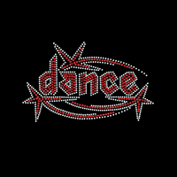 Meilleures ventes : Transferts thermocollants en strass pour T-shirts, motif danse