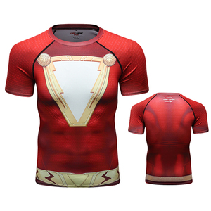 Camiseta Deportiva Cody Lundin de Poliéster con Estampado 3D de Superhéroe, Camisetas de Compresión para Hombre - Product Image 3