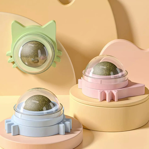 Jouet pour chats de petite et moyenne taille, fournitures pour animaux de compagnie, balles de catnip amusantes à lécher, balles de catnip pour jouer, mâcher et nettoyer les dents - Product Image 4