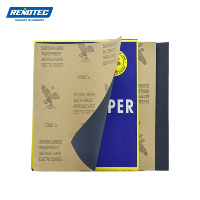 Papier abrasif en carbure de silicium imperméable, haute dureté, feuille rectangulaire 60, vente directe usine # ~2000 #   Polissage au grain
