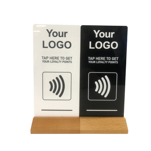 Tùy chỉnh bằng gỗ nhựa chia loại Google Facebook xem xét thẻ máy tính để bàn 13.56MHz cho Câu lạc bộ nhà hàng thanh khách sạn khu nghỉ mát quán cà phê quán rượu - Product Image 1