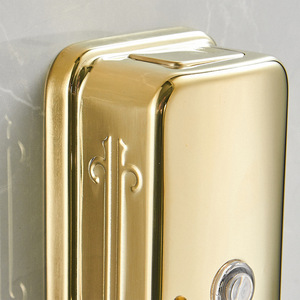 Dispensador de Jabón de Pared Saint Ruijia, Acero Inoxidable 304 con Acabado Cepillado, para Baño, Cocina y Hotel - Product Image 2