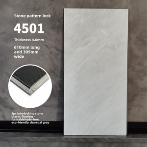 Pavimento SPC Moderno di Lusso Impermeabile 5.2mm, Resistente all'Usura, Effetto Parquet in PVC, Antiscivolo, Ecologico, Facile da Installare - Product Image 2