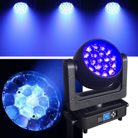 19x25W 4in1 Aura mac ZOOM LED tête mobile lavage DJ lumière Quad LED scène faisceau Disco lumière de scène mobile