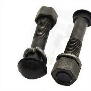 Fixation ferroviaire, boulon <span class=keywords><strong>de</strong></span> voie, écrou et boulon en acier au carbone - Product Image 1