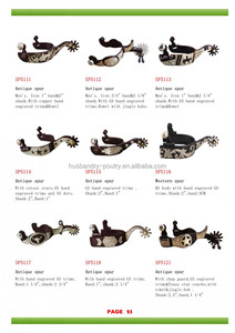 Espuela para Caballo con Adornos Grabados, Espuelas Occidentales, Artículos de Equitación - Product Image 5