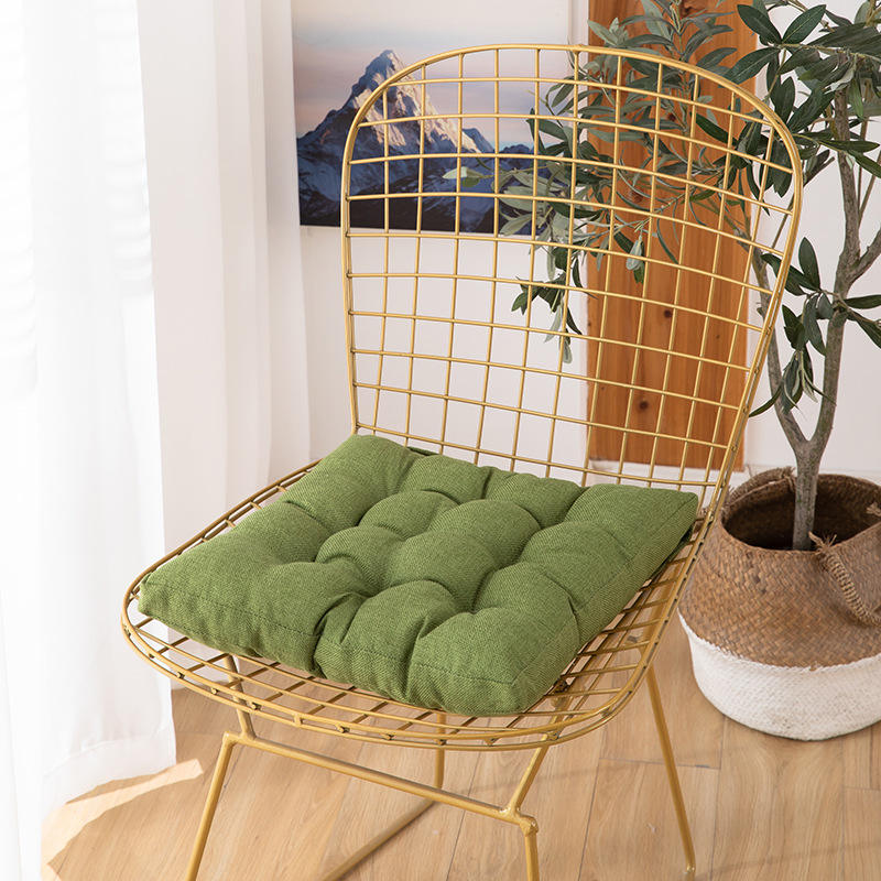 Cuscino Da Meditazione In Lino Beige 40x40 Cm - Rimovibile, Per Yoga, Zen, Cerimonia Del Tè, Decorazione - Foto 11