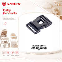 Vente en gros de boucles en plastique réglables à 3 points à dégagement rapide de 25 mm pour tricycle bébé et chaise haute